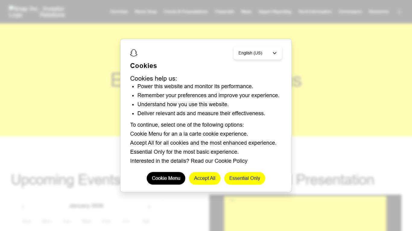 Snap Inc. - Events & Presentations